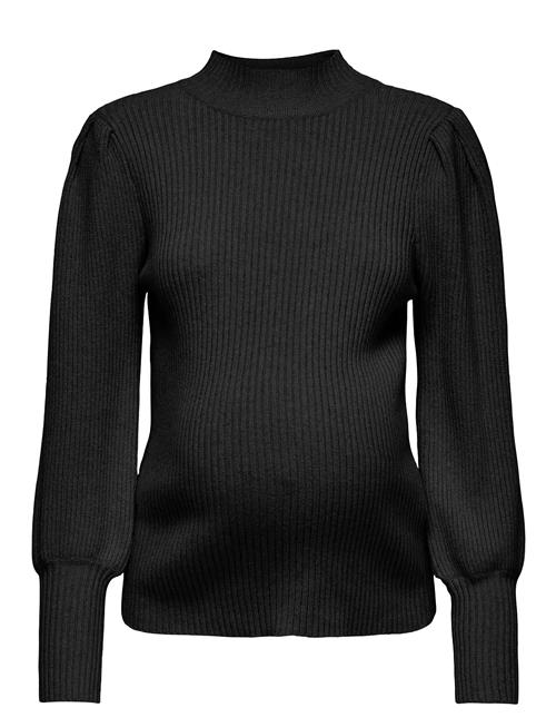 Olmkatia Ls Highneck Knt Only Maternity Black