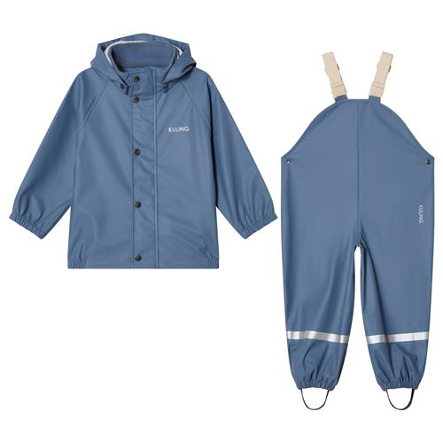 Kuling San Marino Uforet Regnsæt Flintstone Blue  98/104 cm  Blå  98/104 cm  Unisex