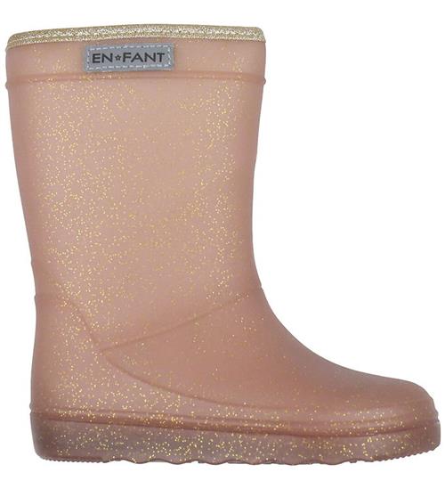 En Fant Termostøvler m. Glimmer - Rose Taupe