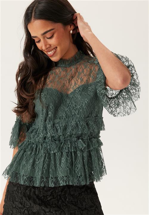 BUBBLEROOM Frill Lace Blouse