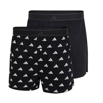 adidas 2P Active Woven Boxer Sort Mønster bomuld Medium Herre