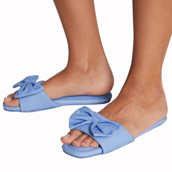 Calida Favourites Daisy Slippers Lyseblå polyester Medium Dame