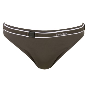 Calvin Klein CK Solid w. Piping Belted Classic Oliven X-Small Dame