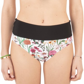 Chantelle Flowers High Waist Bikini Brief Hvid m Blomste 42 Dame