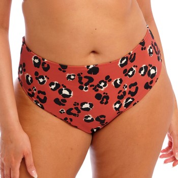 Elomi Kotiya Mid Rise Bikini Brief Orange/Sort 44 Dame