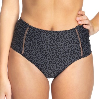 Panos Emporio Panthera Olympia High Waist Brief Sort/Grå polyamid 40 Dame