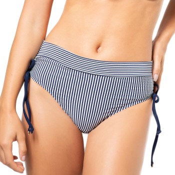 Panos Emporio Reef Olympia High Waist Brief Hvid/Marine polyamid 36 Dame