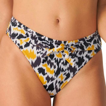 Sloggi Shore Fancy Guppy Bikini Tai Sort/Gul X-Small Dame