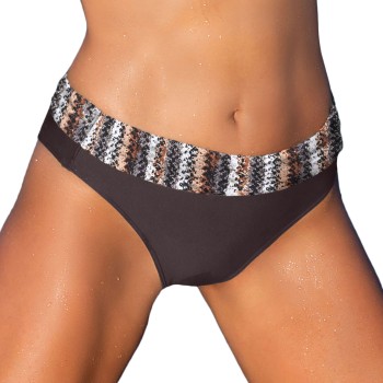 Wiki Puerto Rico Swim Tai De Luxe Brief Brun mønstret 42 Dame