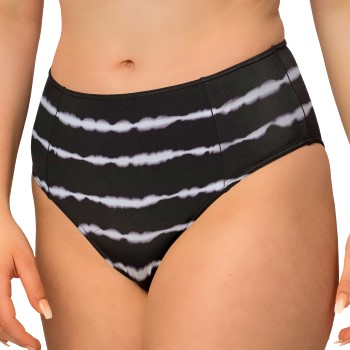 Wiki Swim Tai High Waist Brief Sort/Hvid 46 Dame