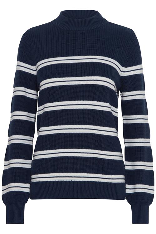 Fransa Pullover  blå / grøn / hvid