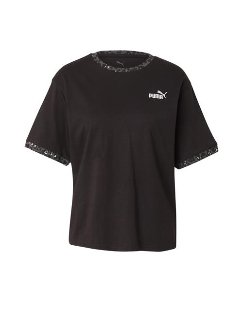 Se PUMA Funktionsbluse 'Essentials'  grå / sort / hvid ved About You