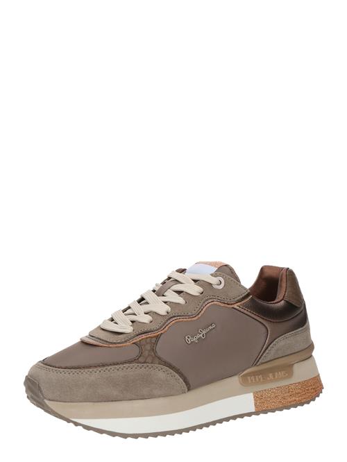 Pepe Jeans Sneaker low 'Rusper W'  beige / choko / bronze