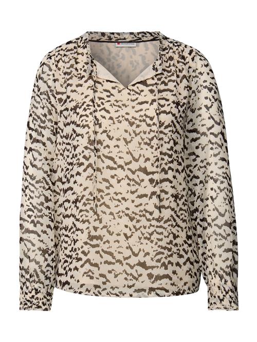 Se STREET ONE Bluse  beige / brun ved About You