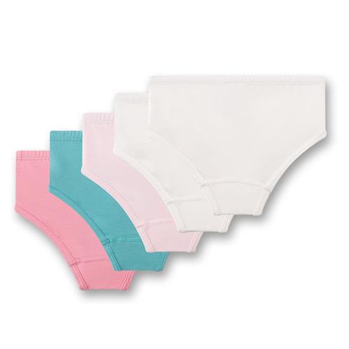 Sanetta Underbukser  beige / petroleum / lyserød / hvid