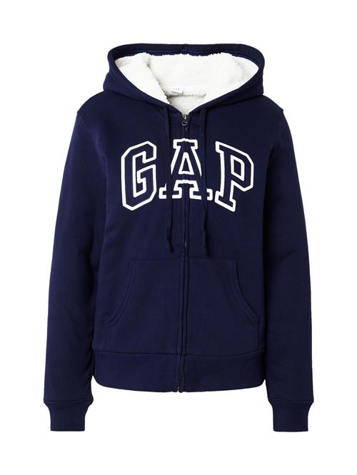 GAP Sweatjakke 'HERITAGE'  navy / hvid