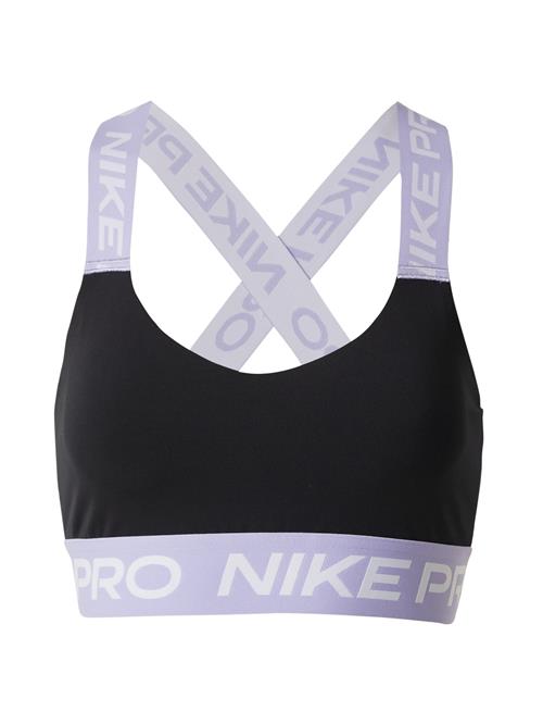 NIKE Sports-BH  lilla / sort / hvid