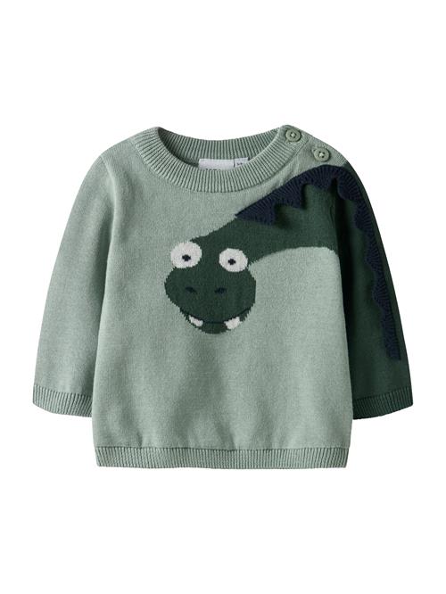 NAME IT Pullover 'NBMNUTTI'  marin / gran / pastelgrøn