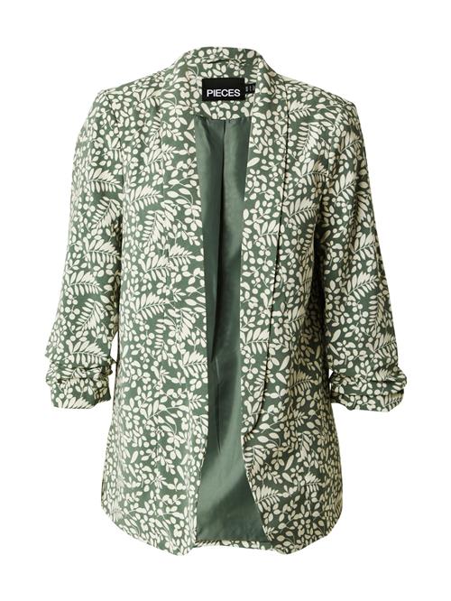 Se PIECES Blazer 'PCBOSS'  creme / grøn ved About You