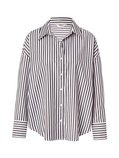 ONLY Bluse 'ONLOREGON'  sort / hvid