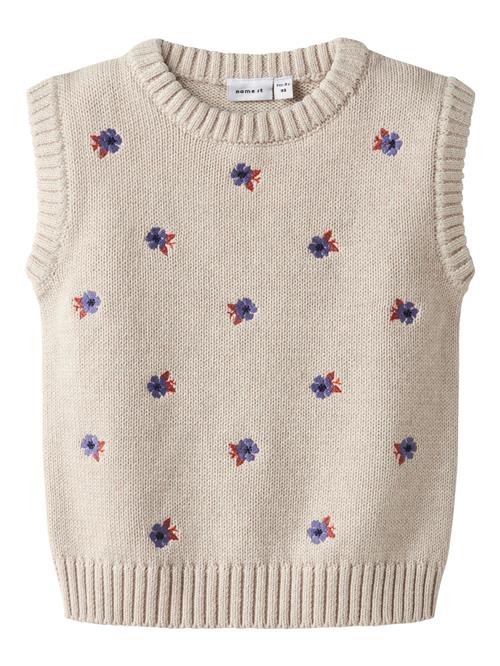 Se NAME IT Strik Vest Oneluka Peyote Melange hos SmartKidz