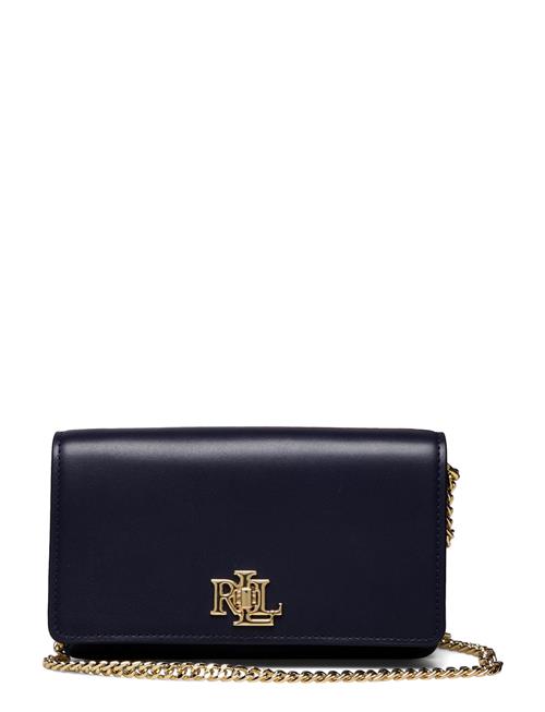 Leather Crossbody Turn-Lock Tech Case Lauren Ralph Lauren Black