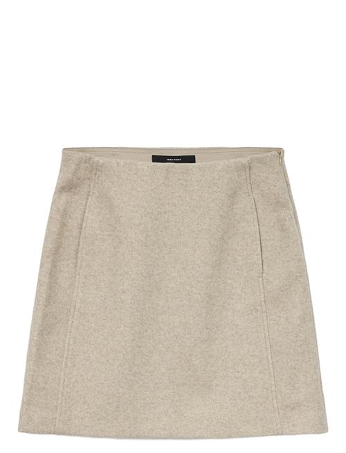 Vmfortuneallison Hw Short Skirt Ga Noos Vero Moda Beige