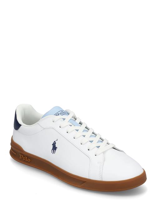 Heritage Court Ii Leather Sneaker Polo Ralph Lauren White