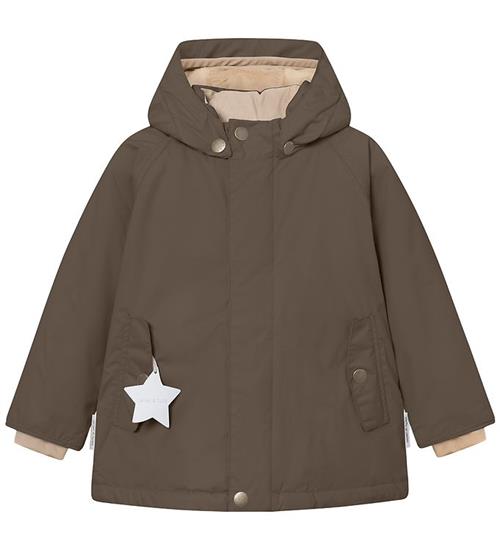 Mini A Ture Vinterjakke - MatWally Fleece - Tarmac green