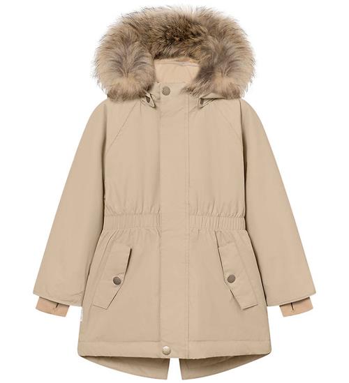 Mini A Ture Vinterjakke - MatVikania Fleece/Fur - Savannah Tan