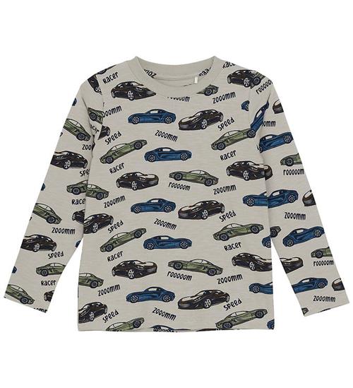 Minymo Bluse - AOP - Oxford Tan