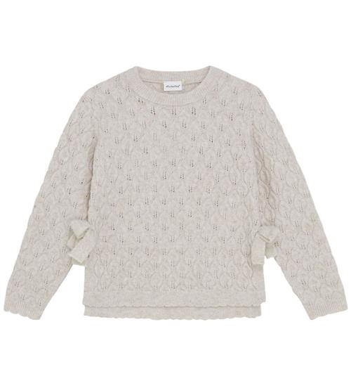 Minymo Bluse - Strik - Smoke Gray