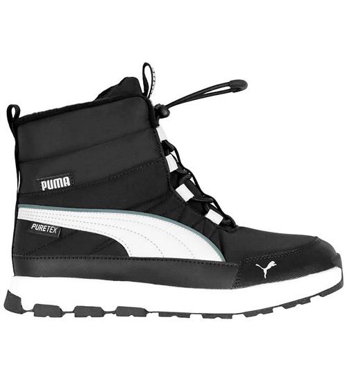 Puma Vinterstøvler - Evolve Puretex Jr - Tex - Puma Black/Ash Gr
