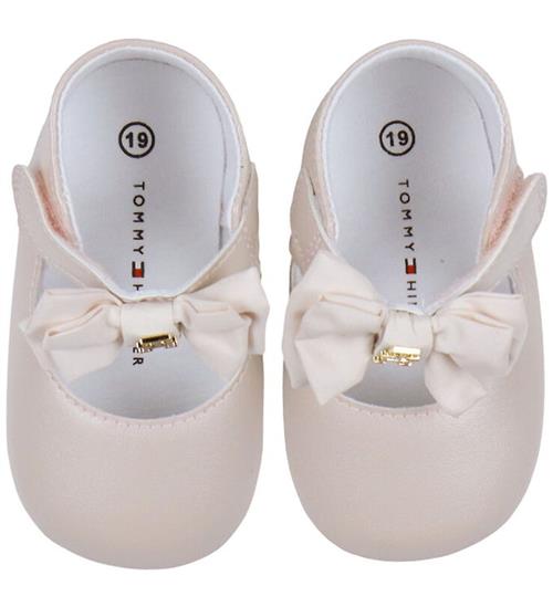 Tommy Hilfiger Ballerina Hjemmesko - Nude/Sløjfe