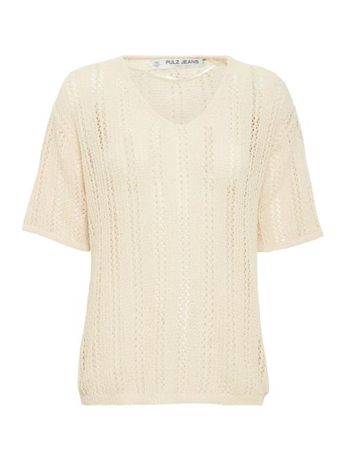 PULZ Jeans Pullover 'Reese'  beige