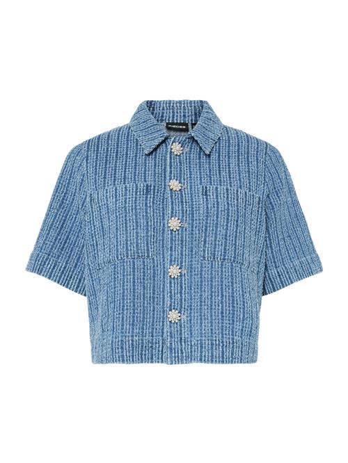 PIECES Bluse 'PCMALBA'  blue denim