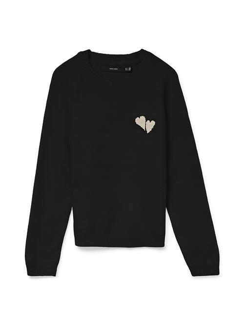 VERO MODA Pullover 'VMBam'  sort / hvid