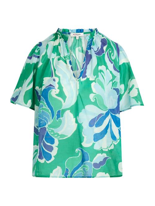 Se Morgan Bluse '252-ONEL.F'  blå / pastelblå / grøn / violetblå ved About You