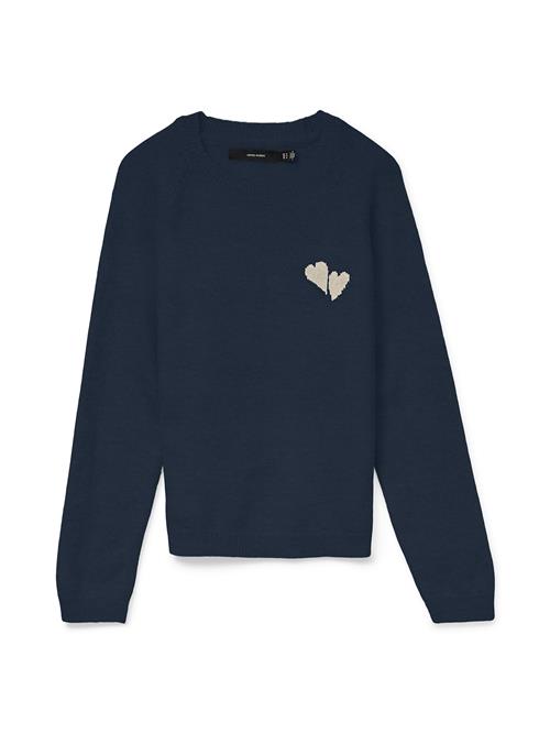 Se VERO MODA Pullover 'VMBAM'  navy / hvid ved About You