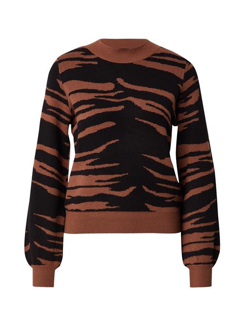 VERO MODA Pullover 'VMNANCY'  rustbrun / sort