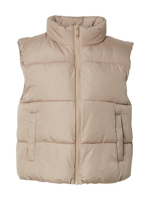 PIECES Vest 'PCBEE'  beige