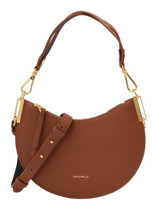 Coccinelle Skuldertaske 'SUNUP'  brun / guld