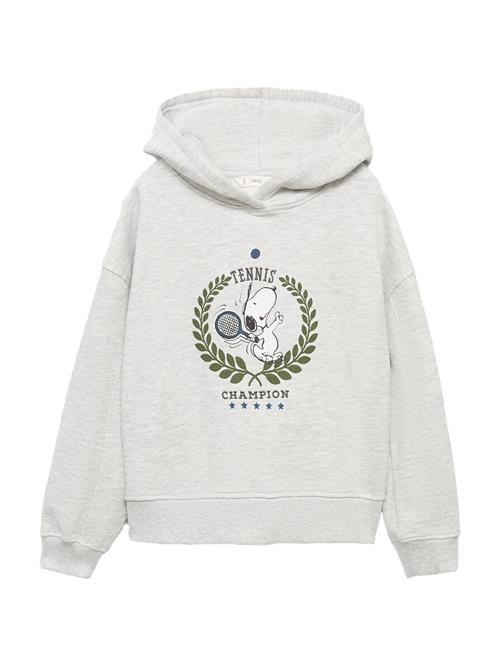 MANGO KIDS Sweatshirt 'SYCHAMP'  grå / grøn / sort / hvid
