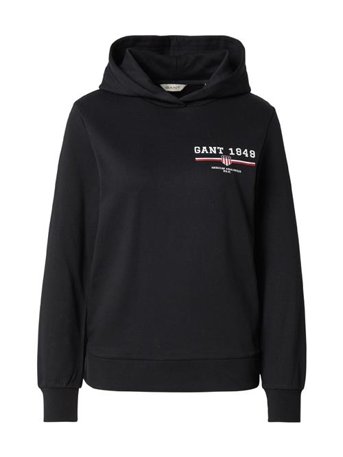 GANT Sweatshirt  rød / sort / hvid