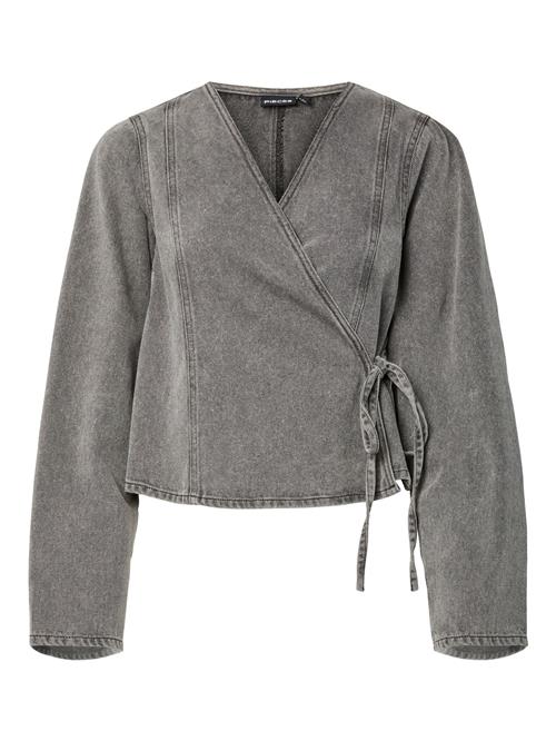 PIECES Bluse  grå