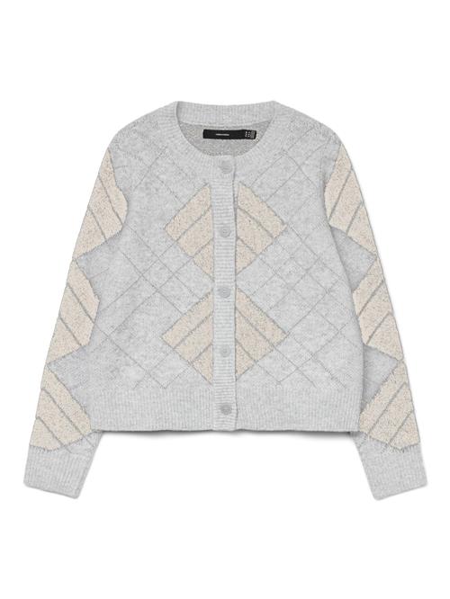 VERO MODA Cardigan 'DAE'  beige / grå