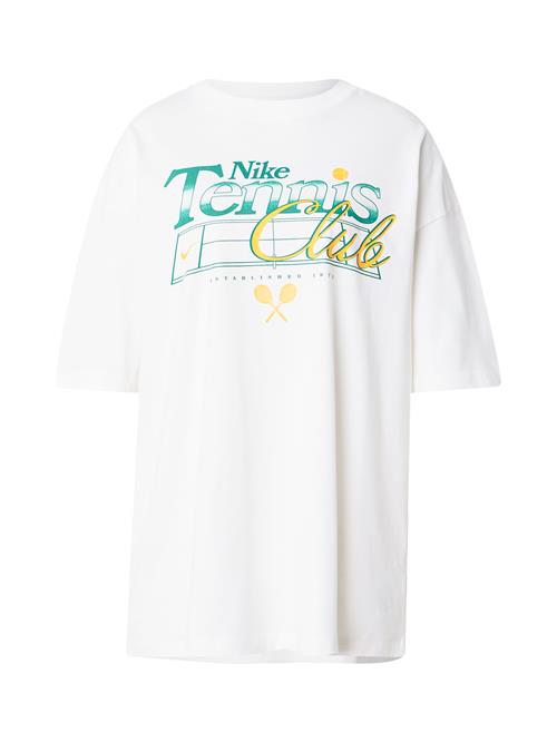 Nike Sportswear Oversized bluse  gul / smaragd / offwhite