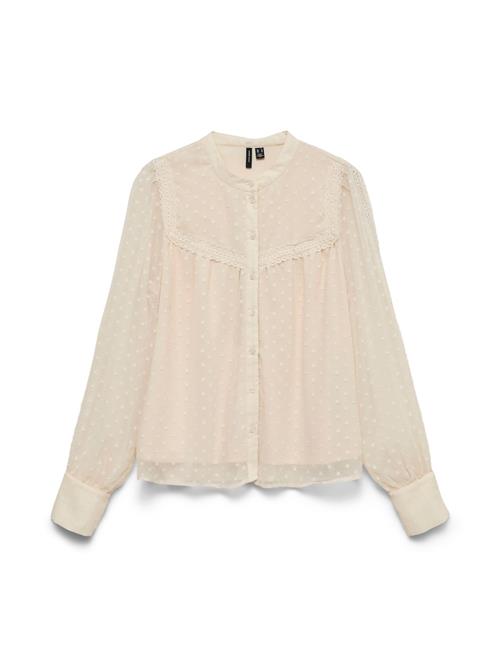 VERO MODA Bluse 'LEAH'  beige