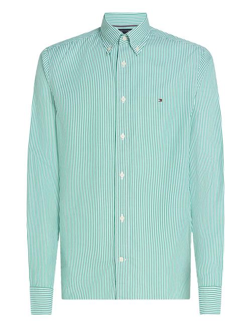 Se Flex Poplin Classic Stp Rf Shirt Tommy Hilfiger Green ved Booztlet