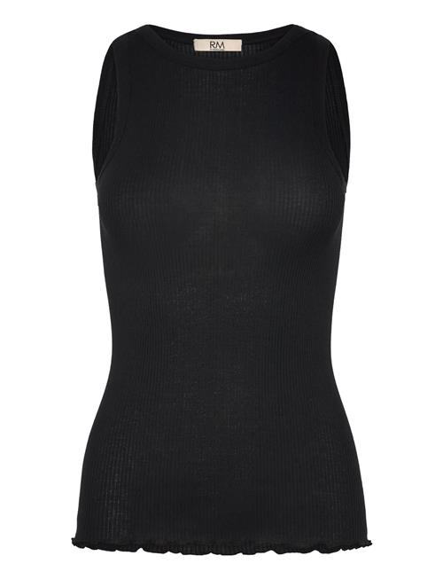 Rmwjohanne Wool Blend Sl Boxer Top RM By Rosemunde Black